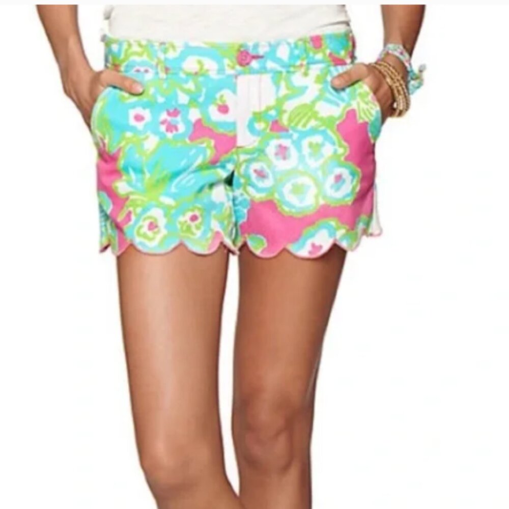 Lilly Pulitzer Buttercup Shorts Multicolor Floral 00